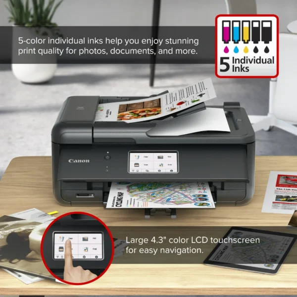 Canon PIXMA TR8622a Wireless Home Office All-In-One Printer - Image 3