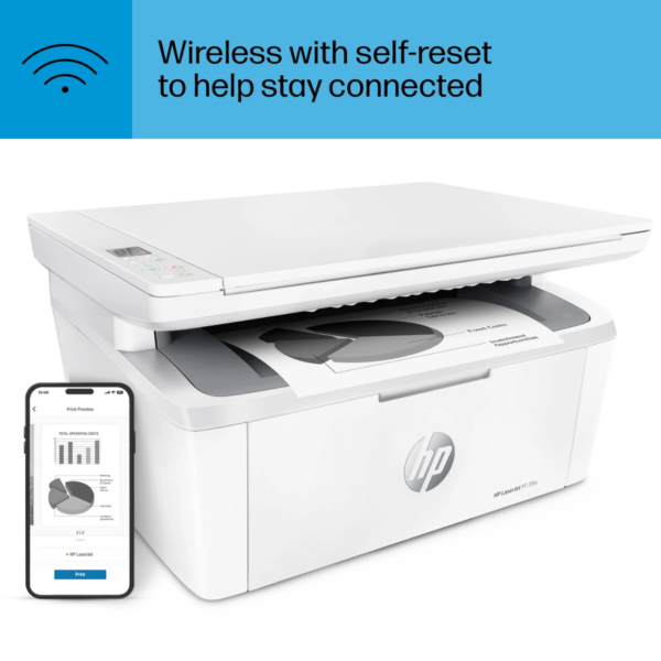 HP LaserJet MFP M139w Wireless All-in-One Laser Printer Scanner Copier, Best for Home Office - Image 4