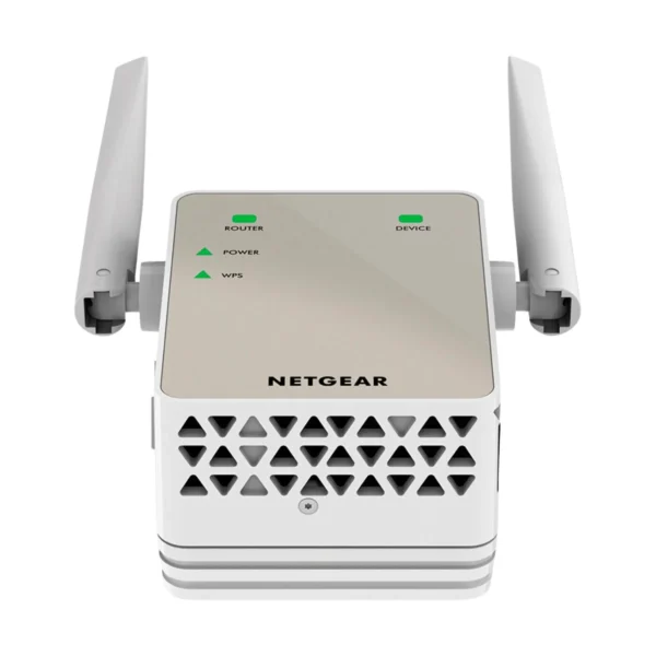 NETGEAR - Dual-band WiFi Range Extender - Essentials Edition, 1.2Gbps, Wall-plug, External Antennas - White - Image 3