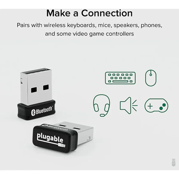 Plugable USB Bluetooth Adapter for PC - Image 2