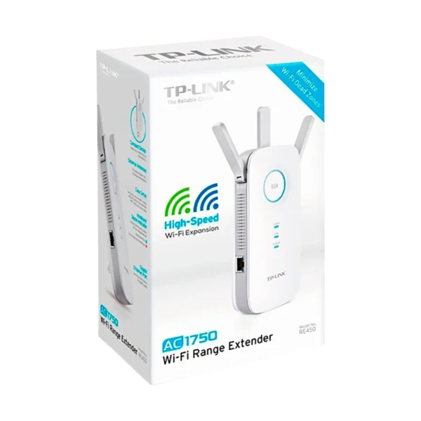 TP-Link - AC1750 Gigabit Wi-Fi Range Extender - White - Image 4