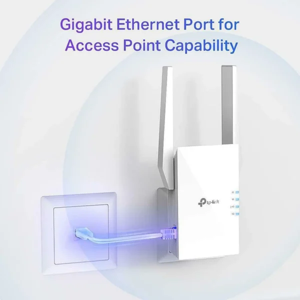 TP-Link - TP- Link RE505X AX1500 Wi-Fi 6 Range Extender - White - Image 3