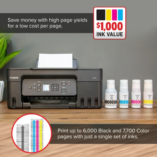 PIXMA G3272 Wireless MegaTank All-in-One Printer - Image 4