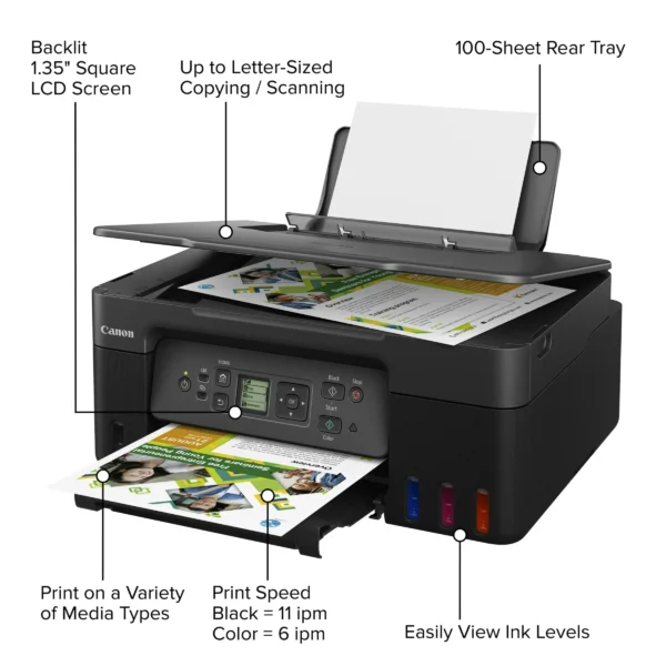 PIXMA G3272 Wireless MegaTank All-in-One Printer - Image 3
